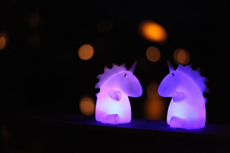 Unicorns Shining Mythical Creatures 