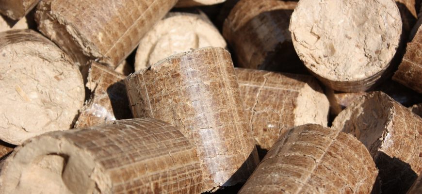 briquettes, pellets, wood