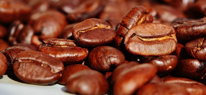 coffee beans, coffee, roasted