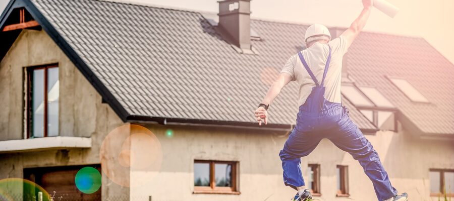 architect, man, jump