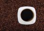 coffee, beans, cup, cup of coffee, coffee cup, black coffee, coffee beans, aroma, hot coffee, caffeine, coffee icon, flat lay, drink, beverage, hot drink, hot beverage, cafe, coffee, coffee, coffee, coffee, coffee