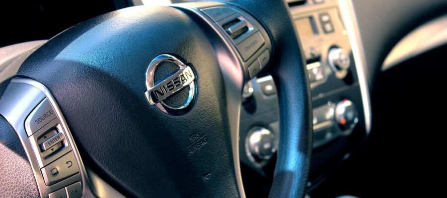 nissan, car, automobile, auto, vehicle, drive, steering wheel, interior, car interior, car wallpapers, automotive, transportation